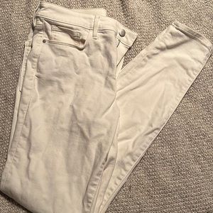 Athleta white denim